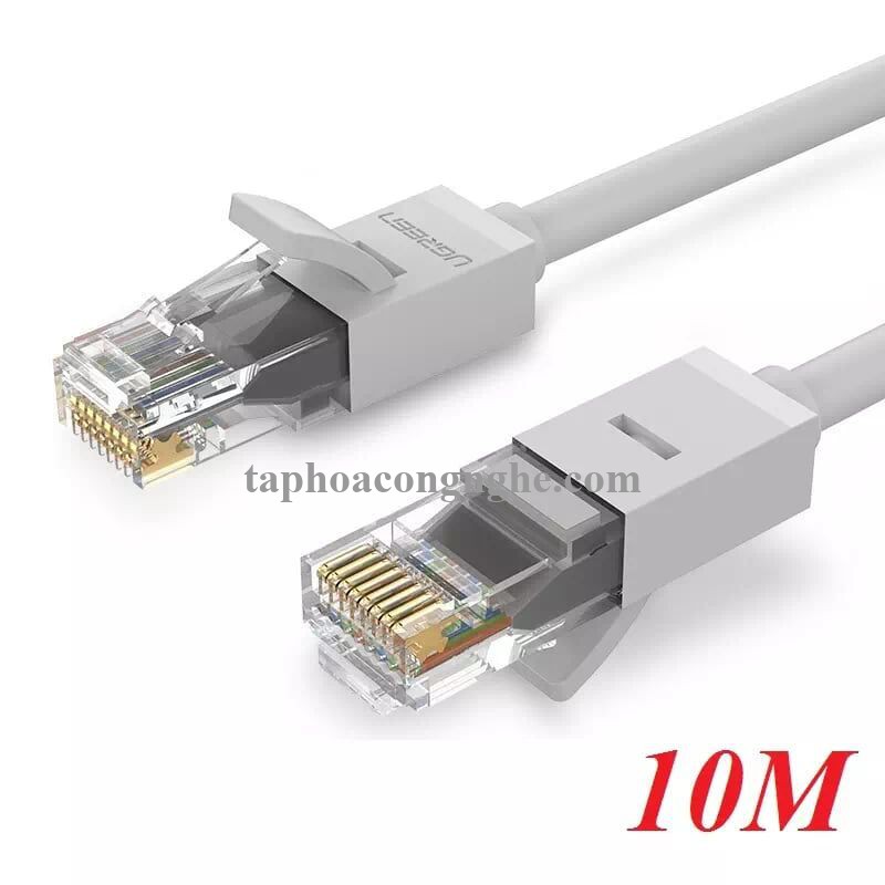 Ugreen 20179 10M màu Trắng Cáp Mạng Lan Cat6 UTP NW102 30020179